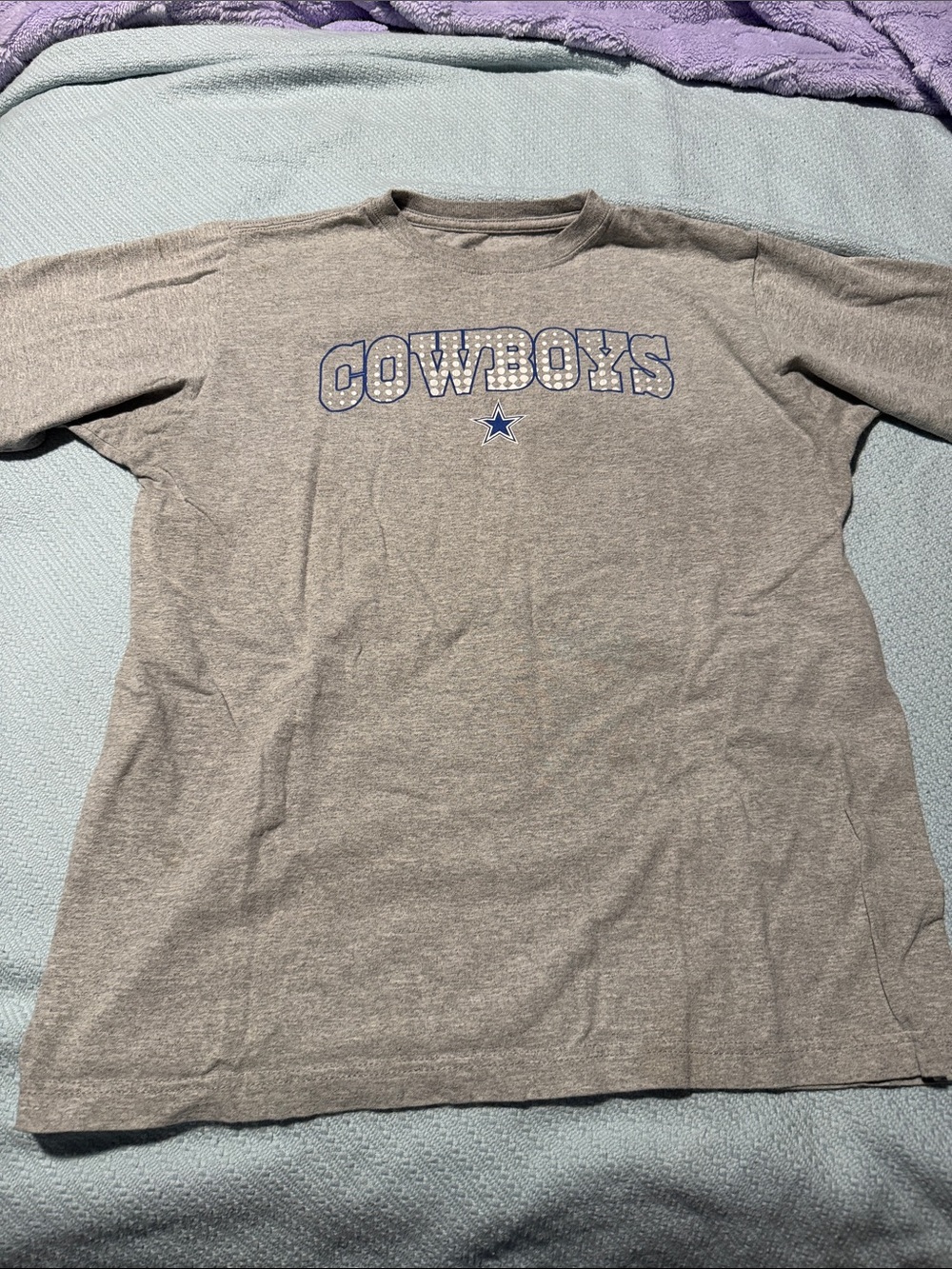 Cowboys Short Sleeve Tee - Gray